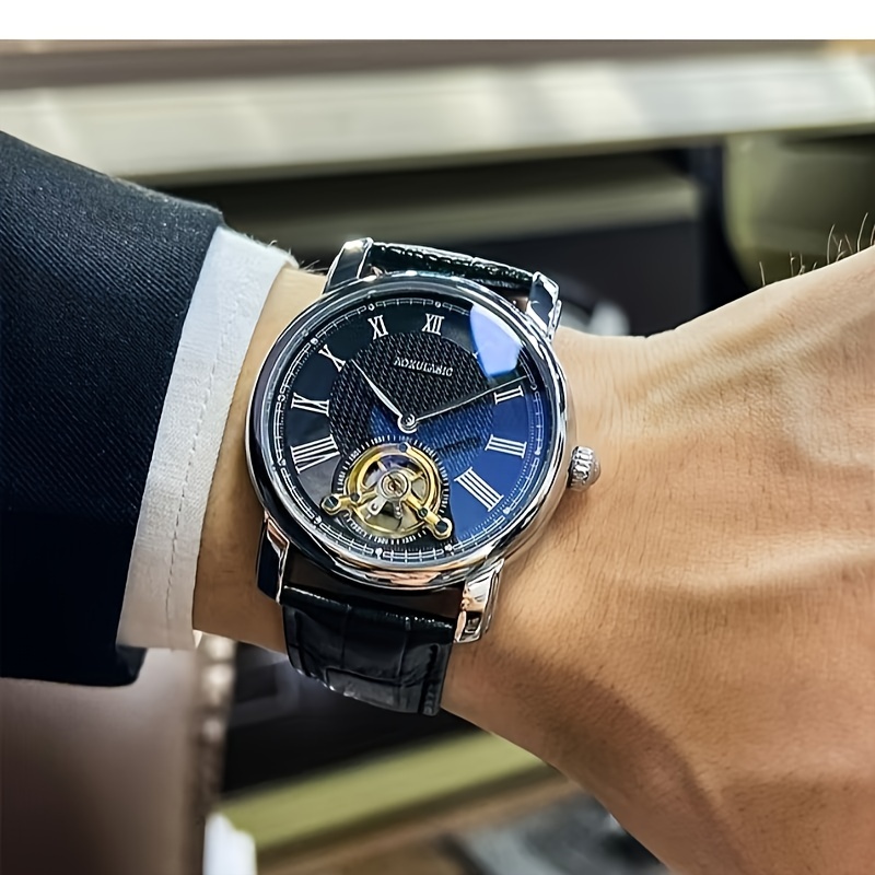 Lüks Erkek Otomatik Mekanik Sa - Open Heart Watch incelemesi ve fiyatı