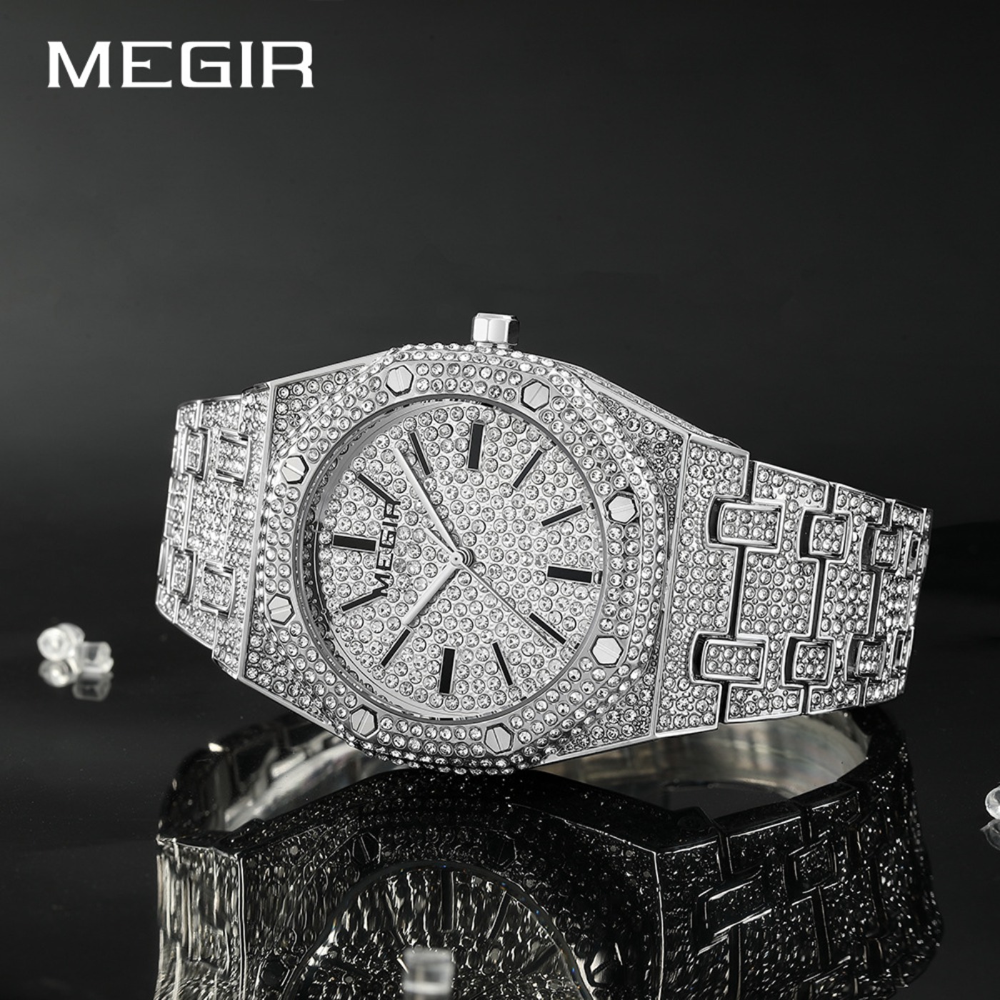 MEGIR Lüks Kuvars Taklidi İzle - Luxury Watch Brands incelemesi ve fiyatı
