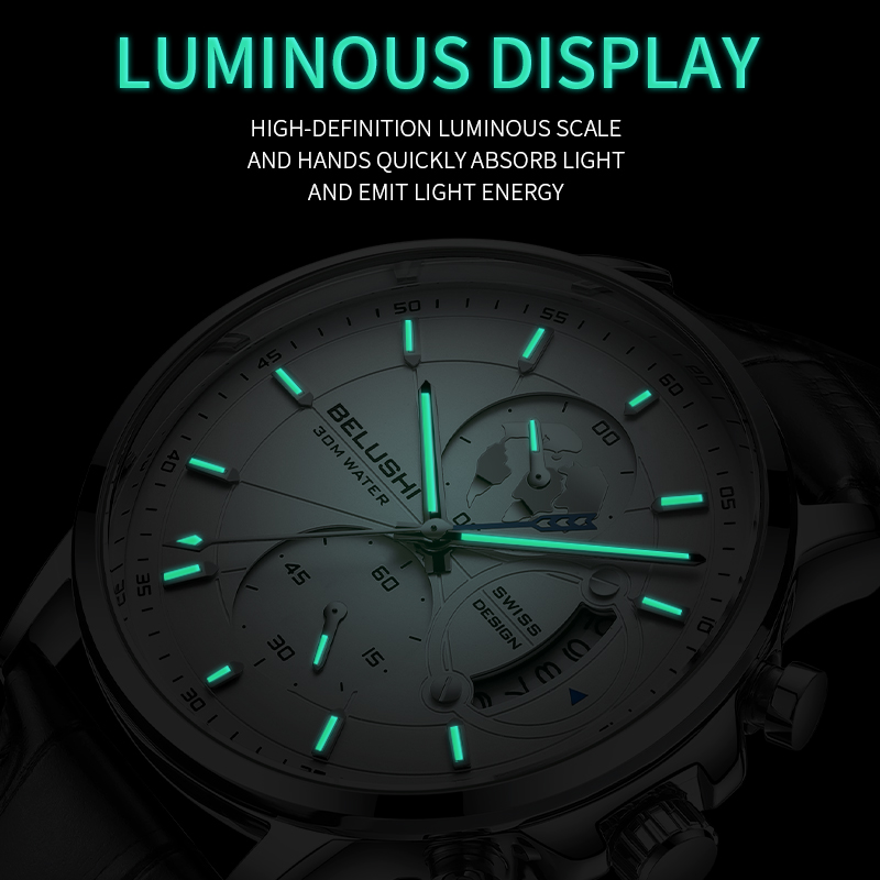 Erkek Saatler Su Geçirmez Kron - Luxury Watch Longines incelemesi ve fiyatı