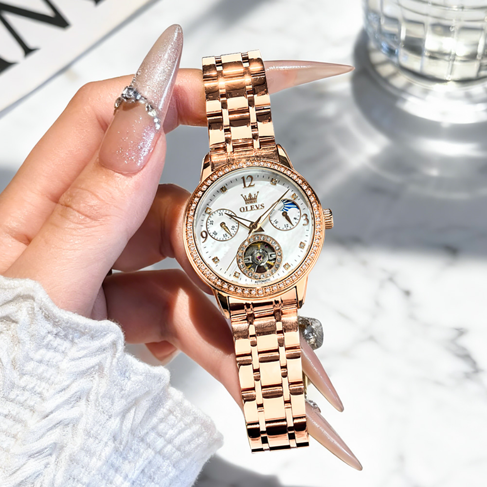 OLEVS kadın saatleri üst marka - Luxury Watch & Jewellery incelemesi ve fiyatı