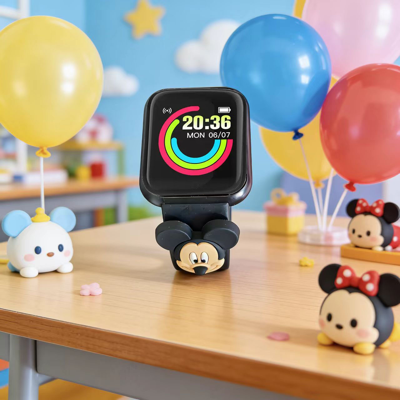 Disney Mickey çizgi film çocuk - Open Heart Watch incelemesi ve fiyatı