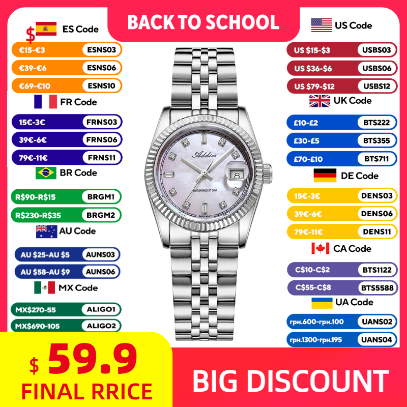 ADDIES 585 Kuvars kadın Saatle - Luxury Watch & Jewellery incelemesi ve fiyatı