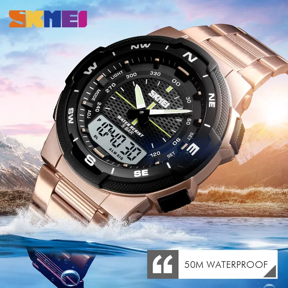 SKMEI su geçirmez izle Relogio - Luxury Watch Time incelemesi ve fiyatı